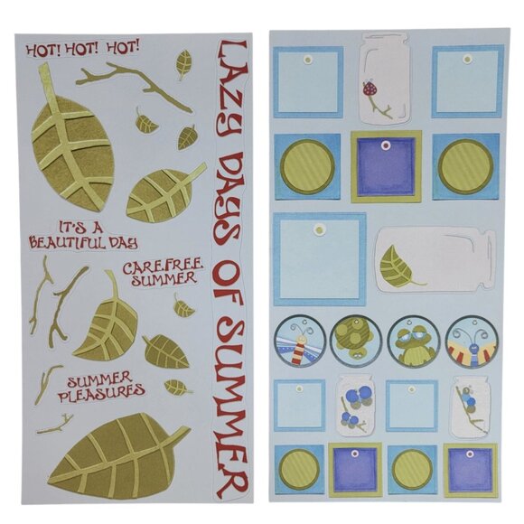 Close to My Heart Reflections Stickease X7066C Lazy Days of Summer Turtles NEW - Picture 5 of 8